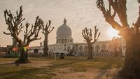 Hazratbal is a Muslim shrine in Srinagar, Jammu & Kashmir, India; Shutterstock ID 559743559; purchase_order: -; job: -; client: -; other: -