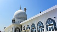 Hazratbal white marble shrine in Srinagar India; Shutterstock ID 661804864; purchase_order: -; job: -; client: -; other: -