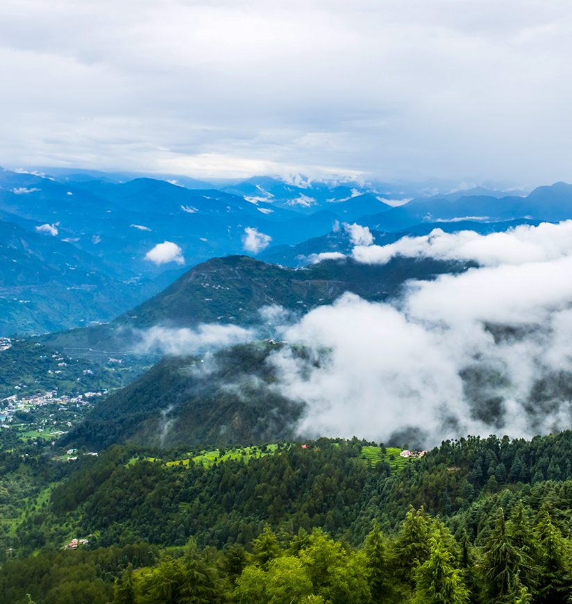 Beautiful view of hill station Dalhousie