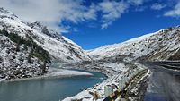 spiti in snow winter himachal pradesh india