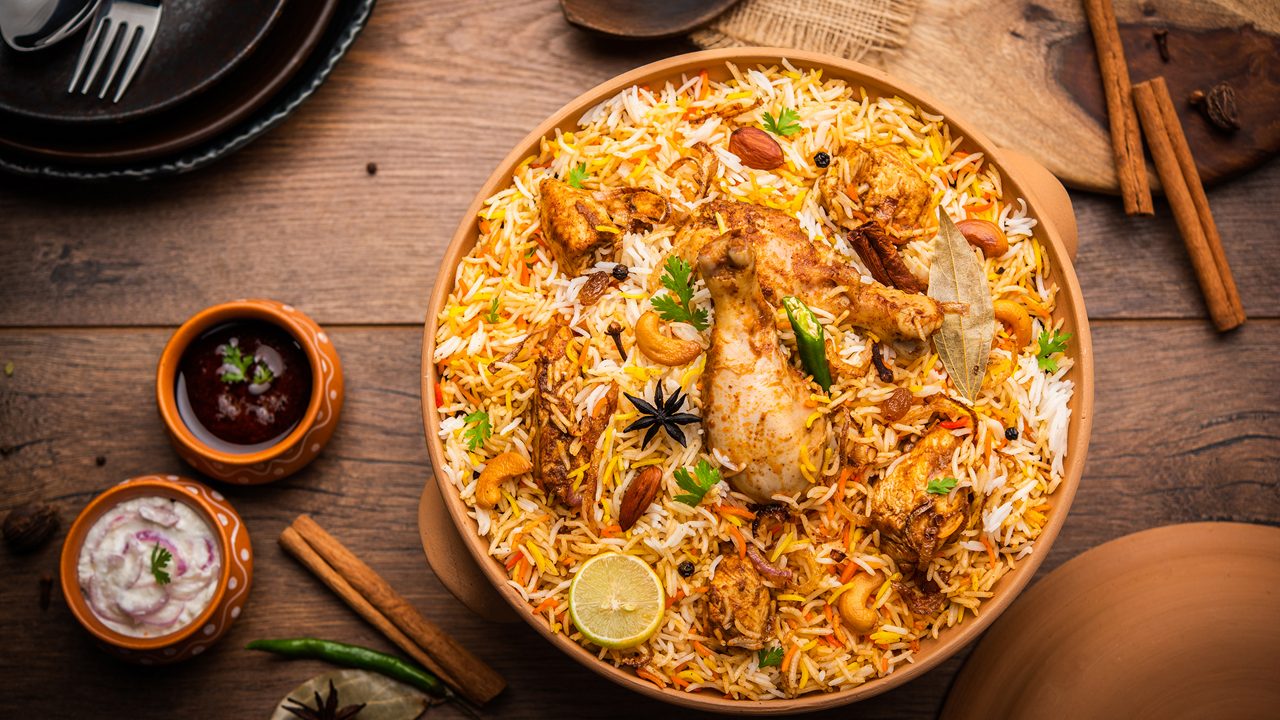 Dum Handi chicken Biryani is prepared in an earthen or clay pot called Haandi. Popular Indian non vegetarian food