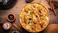 Dum Handi chicken Biryani is prepared in an earthen or clay pot called Haandi. Popular Indian non vegetarian food