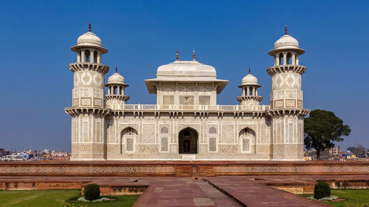 Itmad-Ud-Daulah's tomb or Baby Taj in Agra, Uttar Pradesh, India; Shutterstock ID 1699712557; purchase_order: -; job: -; client: -; other: -