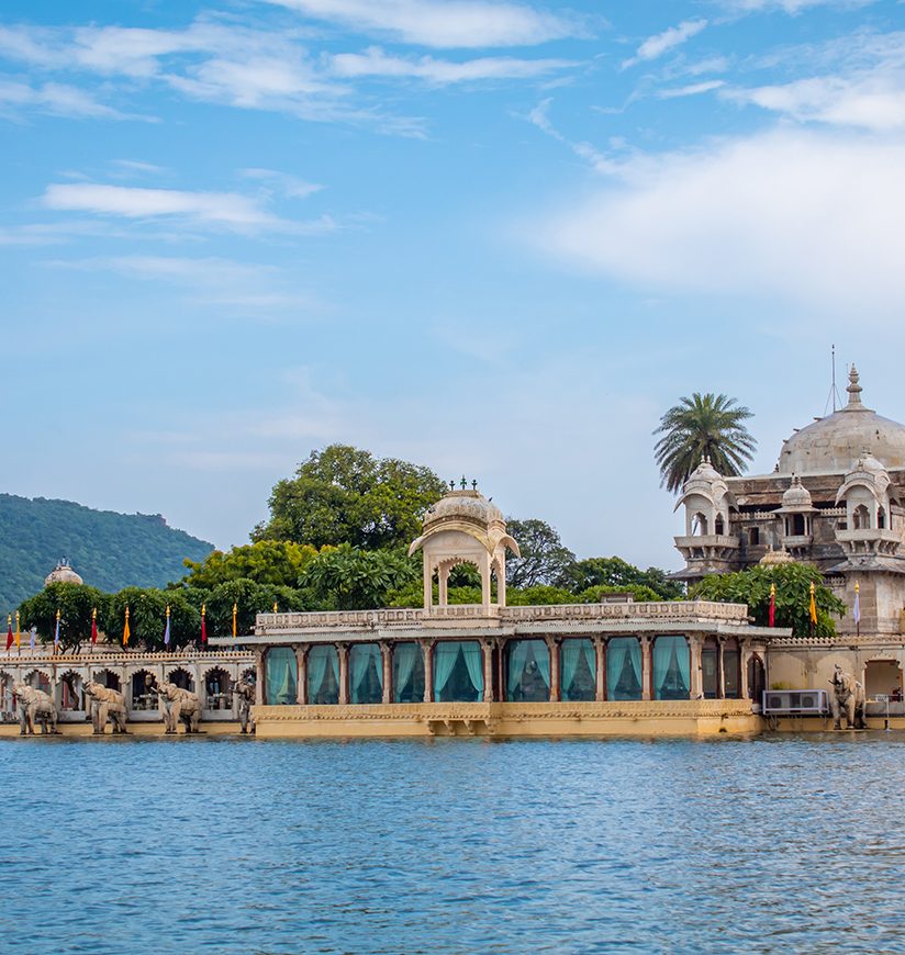 Jag Mandir is a palace built on an island in the Lake Pichola. The palace is located in Udaipur city in the Indian state of 