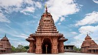 Jagannath Temple in Dibrugarh Assam built out of red sandstone; Shutterstock ID 2193394157; purchase_order: -; job: -; client: -; other: -