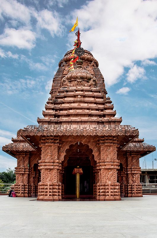 Jagannath Temple in Dibrugarh Assam built out of red sandstone; Shutterstock ID 2193394157; purchase_order: -; job: -; client: -; other: -