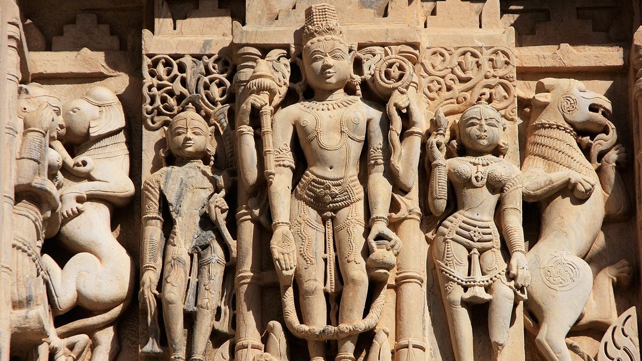 Decorative carving, Jagdish temple, Udaipur, Rajasthan, India; Shutterstock ID 172331690; purchase_order: -; job: -; client: -; other: -