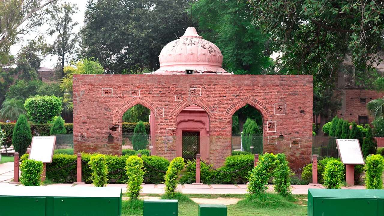 view of pallet marks in jallianwala bagh in Amritsar; Shutterstock ID 1576734301; purchase_order: -; job: -; client: -; other: -