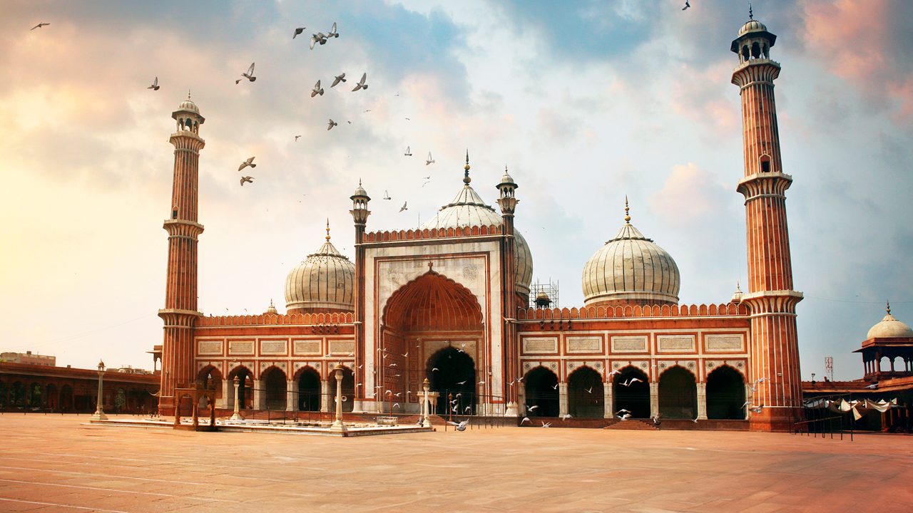 Jama Masjid Mosque in Delhi, India