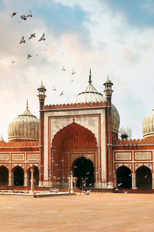 Jama Masjid Mosque in Delhi, India