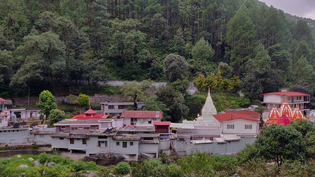 Kainchi Dham temple and ashram near Nainital . A popular sacred destination for tourists . Kainchi Dham Founded by the famous Maharaj Neem Karoli Baba in 1962 in Nainital, Uttarakhand.