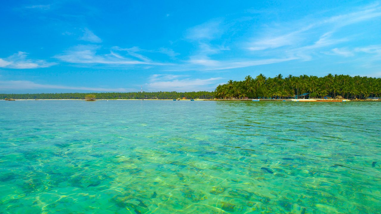 beauti kalpeni island in lakshadweep, india