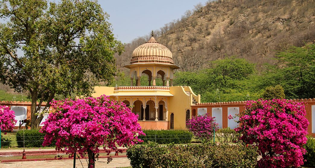 Park complex Kanak Garden, Jaipur, Rajasthan, India