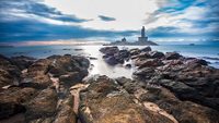 Southern tip of India, Kanyakumari, Tamil Nadu.