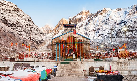 Kedarnath Temple is a Hindu temple dedicated to god Shiva. It is on the Garhwal Himalayan range in Kedarnath, Uttarakhand state in India.
