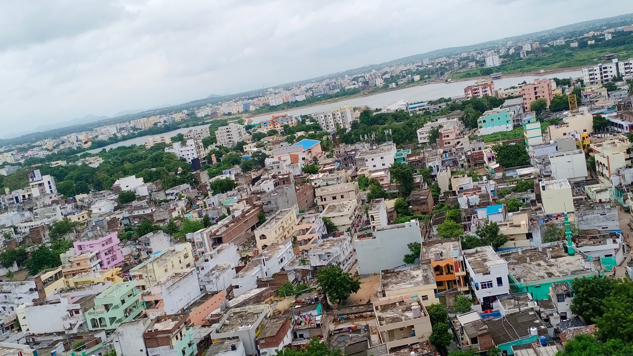 Khammam city view from top