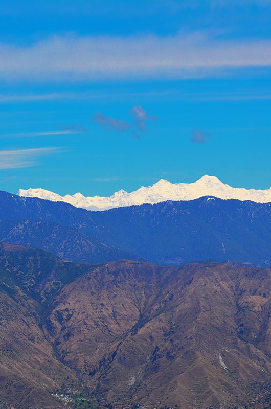 Snow peak mountain - Himalayan View - Lal Tibba - Mussoorie, Dehradun, Uttarakhand, India