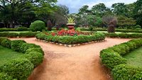 Beautiful view of Lalbagh botanical garden in Bangalore, Karnataka, India