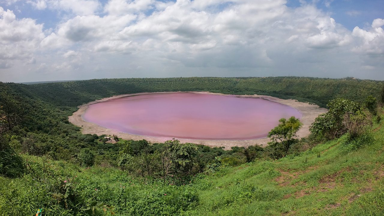 Pink Lonar Crater Buldhana Maharashtra