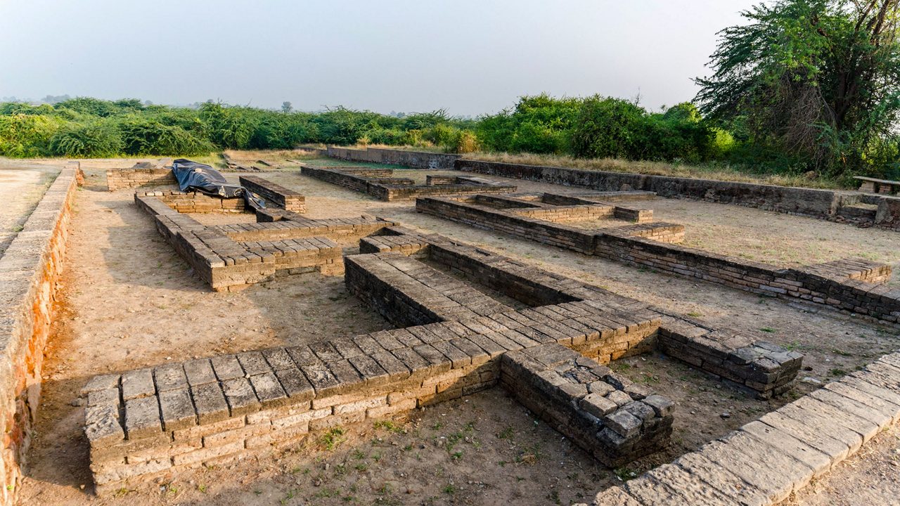 Ruins of Lower Town at Lothal, Indus Valley Civilisation, 2500BC