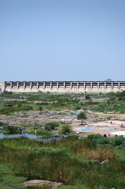 India, Telangana, Karimnagar, Lower Manair Dam.