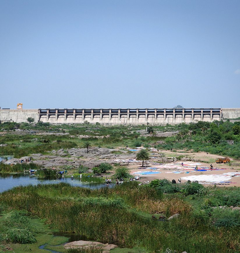 India, Telangana, Karimnagar, Lower Manair Dam.