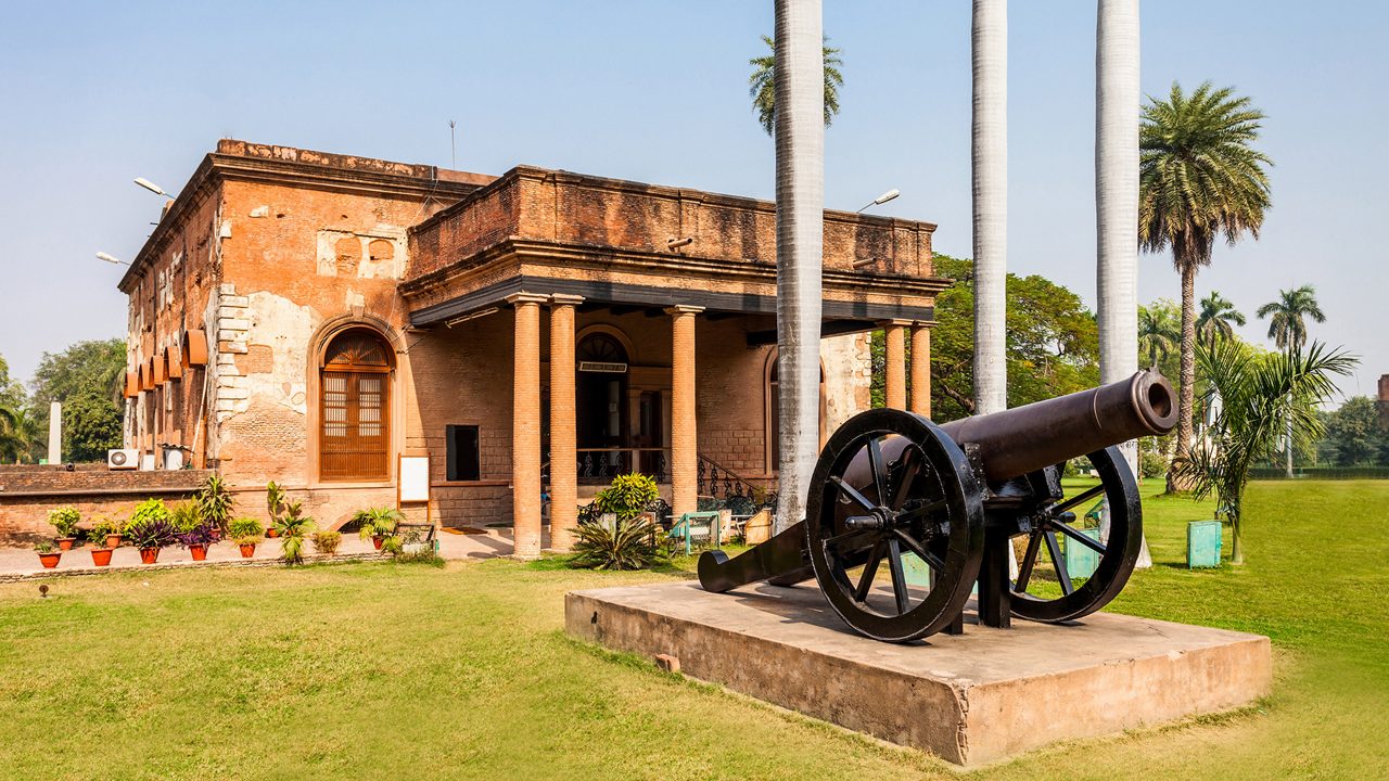 Museum at the British Residency complex in Lucknow, India