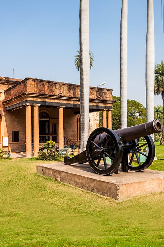 Museum at the British Residency complex in Lucknow, India