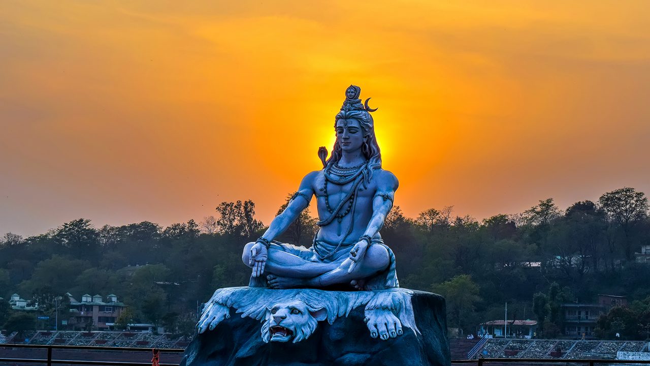 lord shiva statue parmarth Niketan Haridwar uttarakhand india