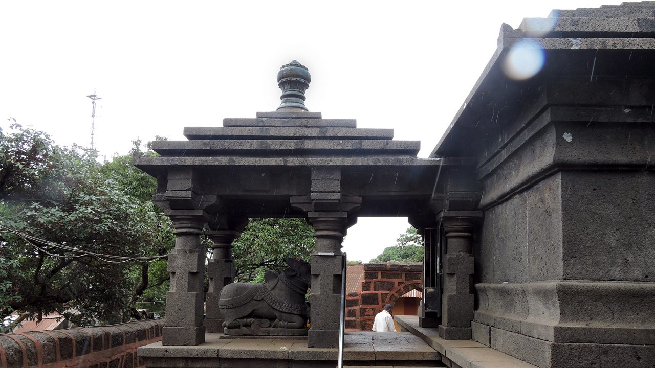 old temple from mahabaleshwar, maharashtra, which is in good condition and one of the historic attraction point