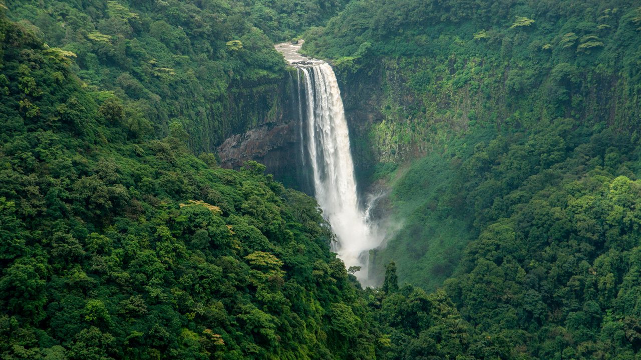 Sural or Surla Waterfalls : Surla the village falls in border of Karnataka-Goa State.