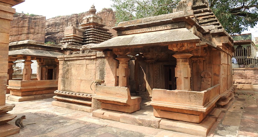 Mallikarjuna temple near Badami Caves, Karnataka State, India