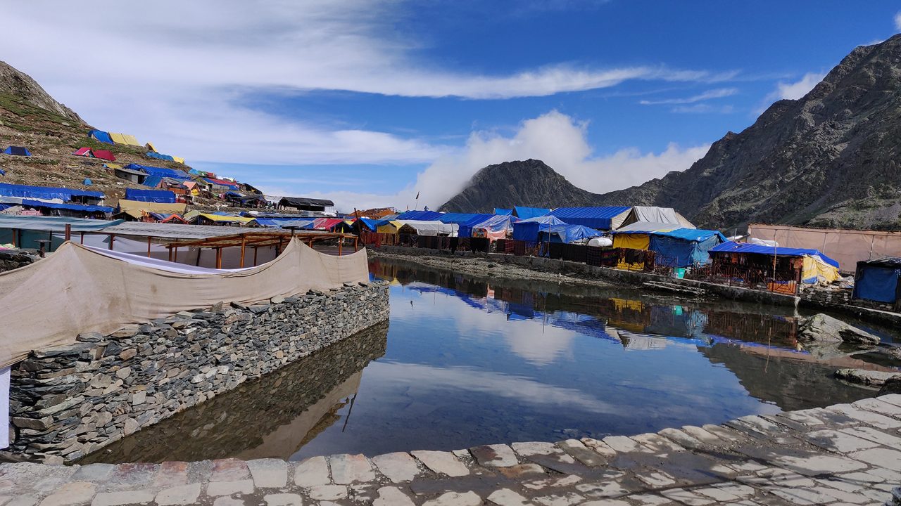 Manimahesh also known as Dal lake situated at the fott of manimahesh Kailash in Chamba, HP