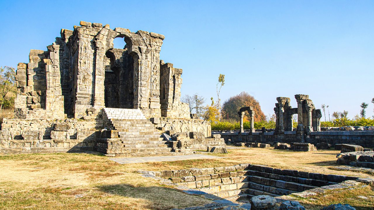 Martand Sun Temple, Anantnag, Jammu and Kashmir , Hindu Temple - Autumn