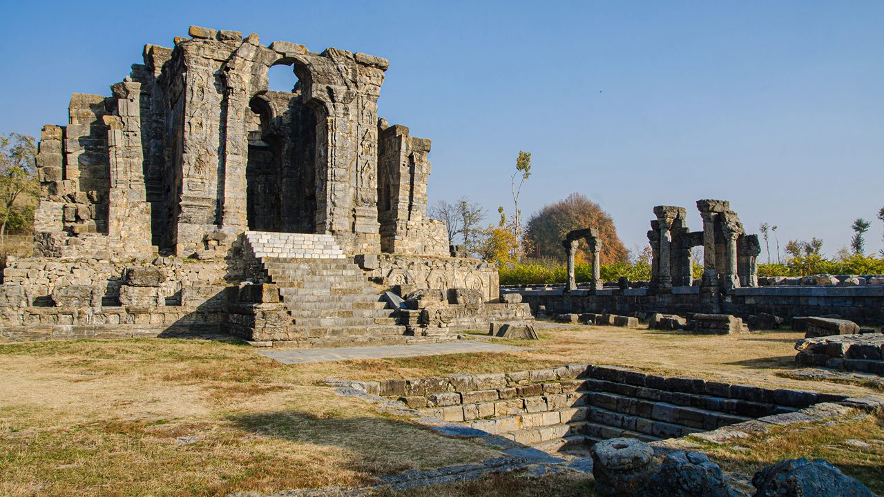 Martand Sun Temple, Anantnag, Jammu and Kashmir , Hindu Temple - Autumn