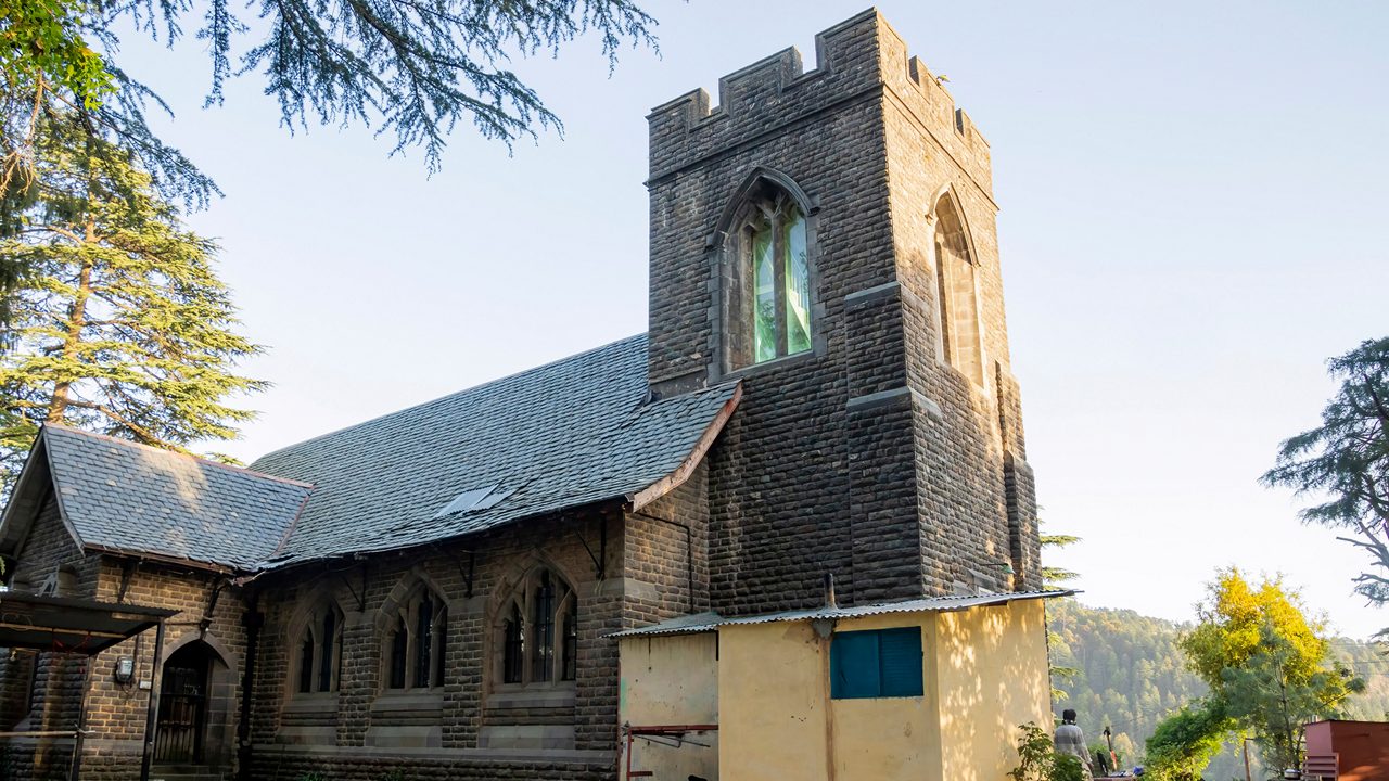 Mashobra church in the wilderness