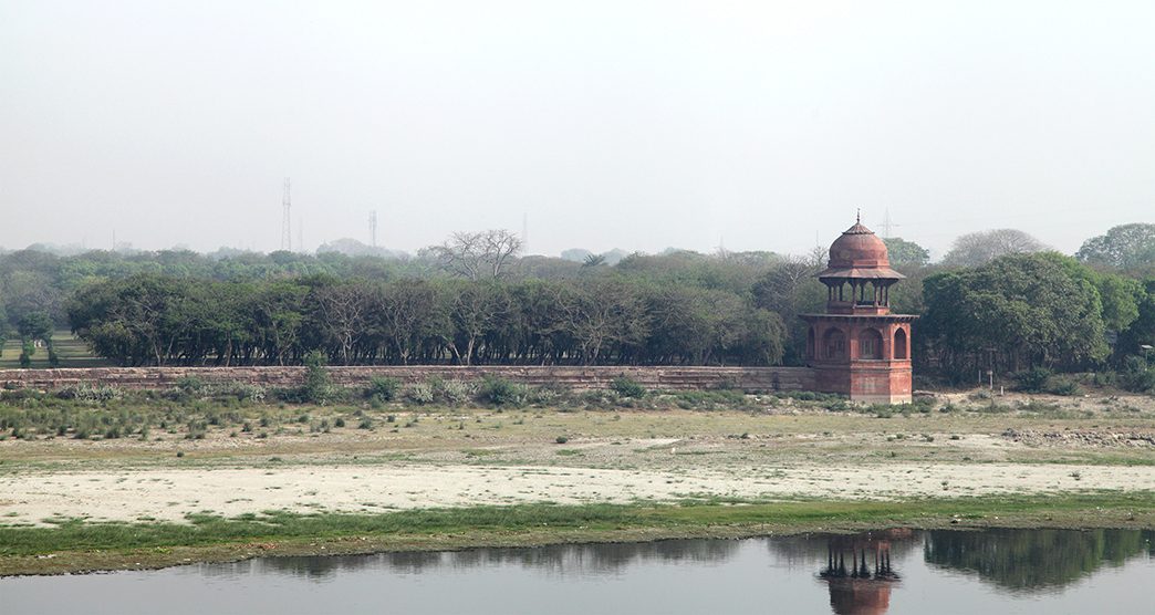 Mahtab baghon the bank of Yamuma river a view from Taj Mahal