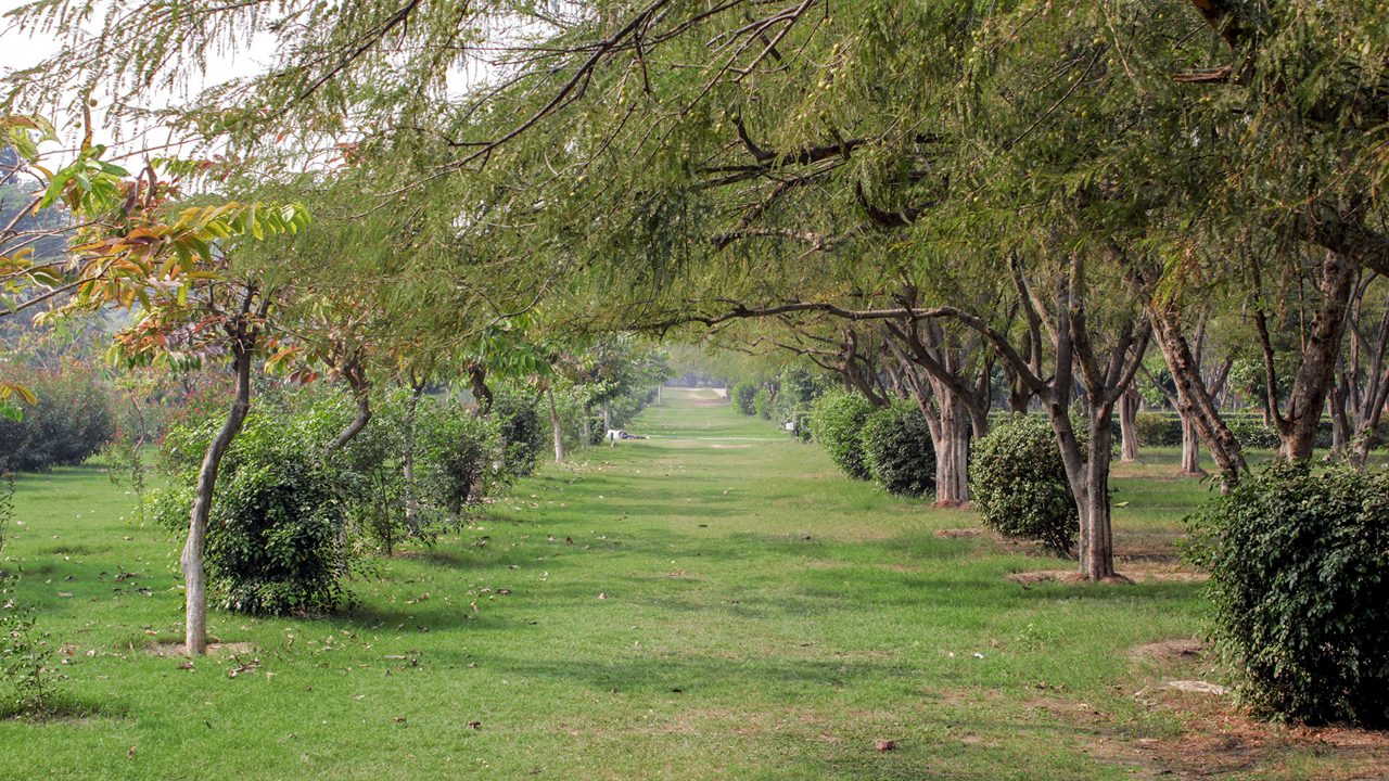 Mehtab Bagh is a charbagh complex in Agra, North India. It lies north of the Taj Mahal complex and the Agra Fort on the opposite side of the Yamuna River, in the flood plains. The garden complex, squa; Shutterstock ID 1953565201; purchase_order: -; job: -; client: -; other: -