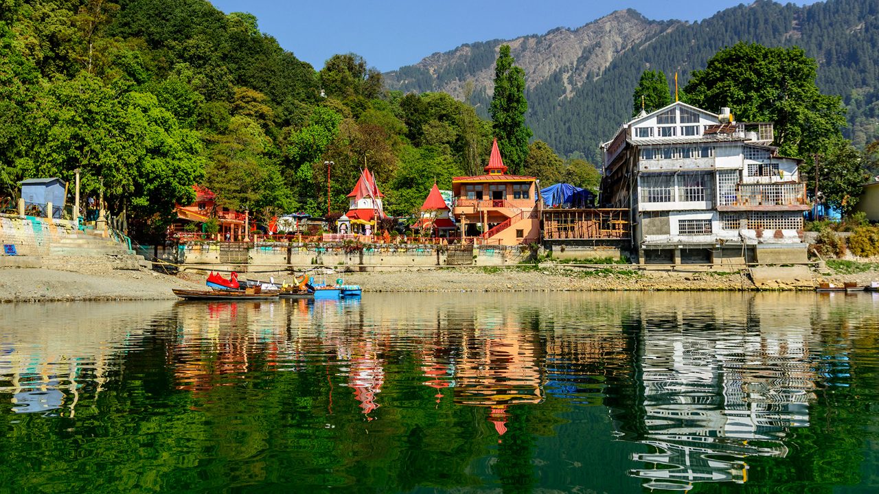Goddess Naina Devi temple in Nainitaal, Uttrakhand, India