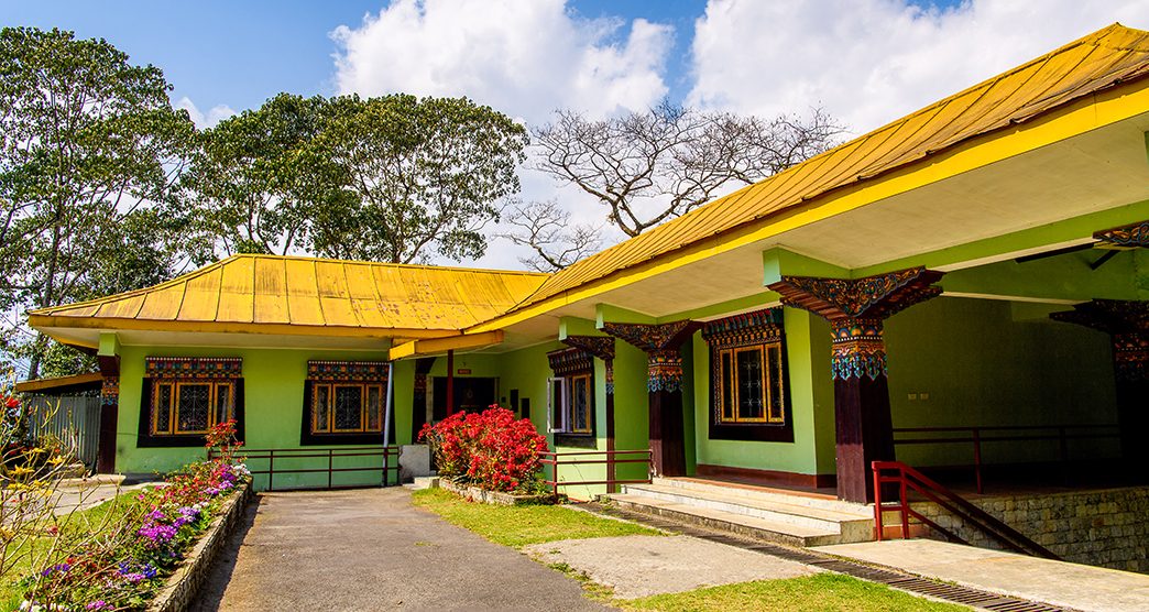 Namgyal Institute of Tibetology, a Tibet museum in Gangtok, Sikkim, India