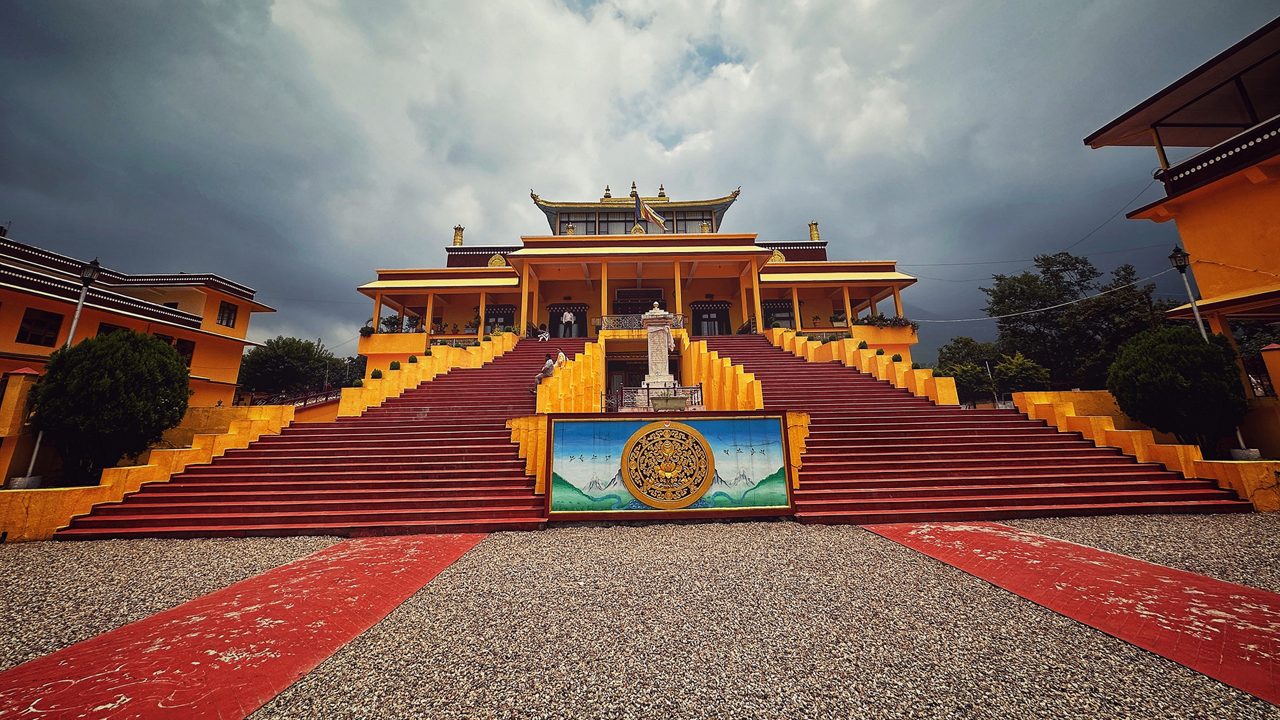 Namgyal Monastery (also often referred to as "Dalai Lama's Temple") is currently located in mcleod gang, Dharamshala, Himachal Pradesh, India. Another name for this temple is Namgyal Tantric College.