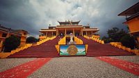 Namgyal Monastery (also often referred to as "Dalai Lama's Temple") is currently located in mcleod gang, Dharamshala, Himachal Pradesh, India. Another name for this temple is Namgyal Tantric College.