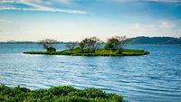 island in the lake