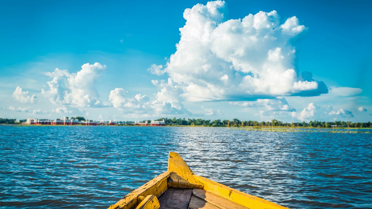 The boatride to Neermahal in Agartala