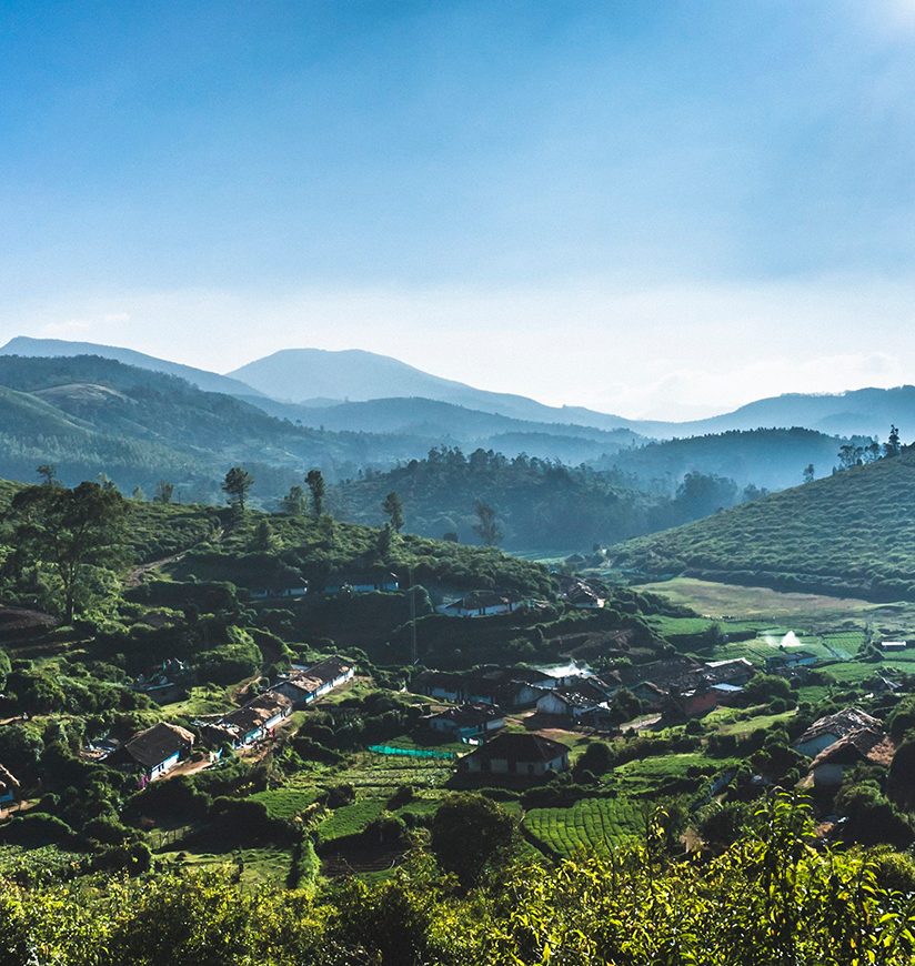 Landscape of Ooty, India