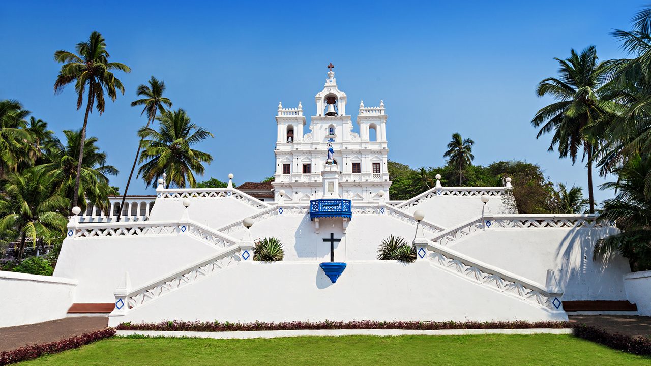 Our Lady of the Immaculate Conception Church, Goa; Shutterstock ID 150207644; purchase_order: -; job: -; client: -; other: -