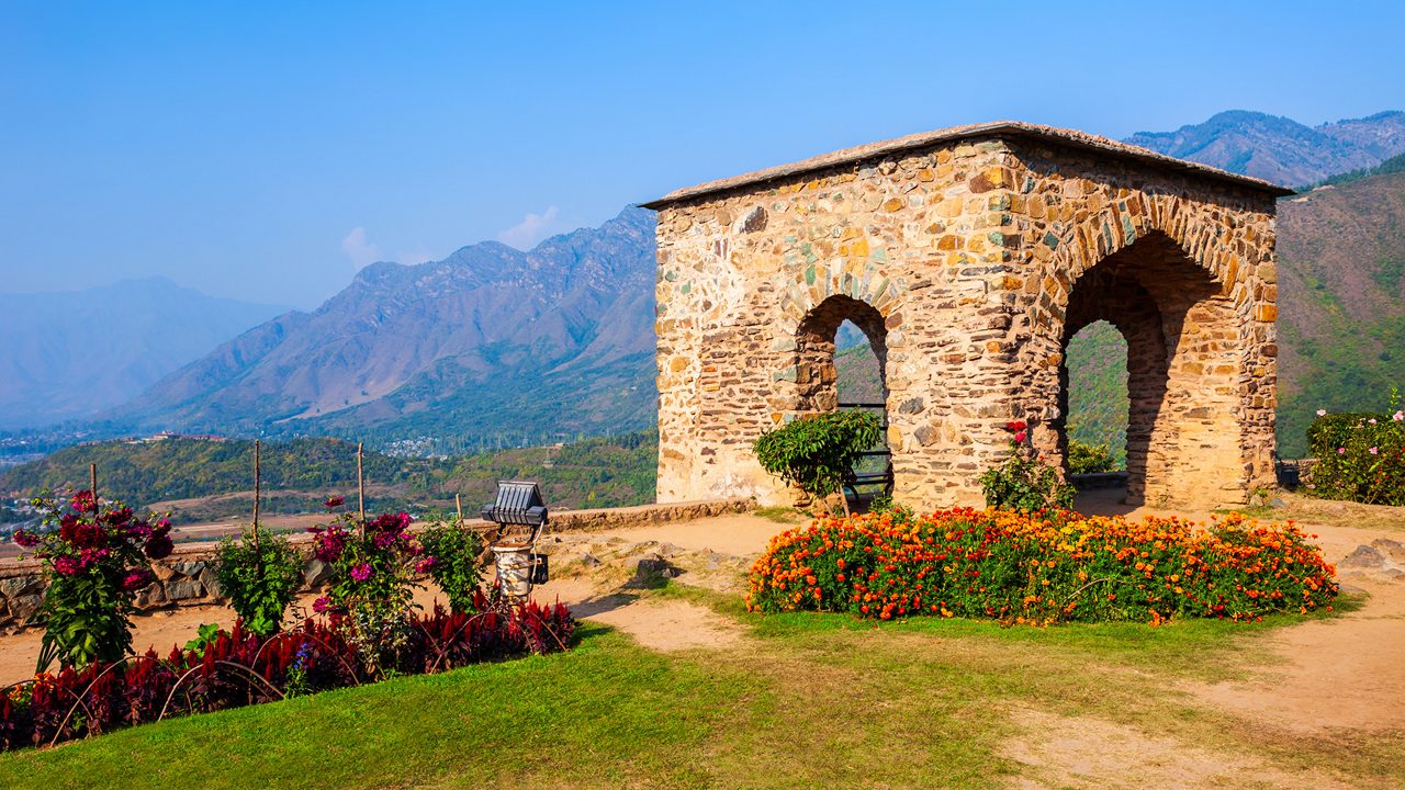 Pari Mahal or Palace of Fairies is a terraced garden in Srinagar city, Jammu and Kashmir state of India
; Shutterstock ID 2052511187; purchase_order: -; job: -; client: -; other: -