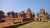 Centuries old Hindu temples in Pattadakal, India. A UNESCO world heritage site