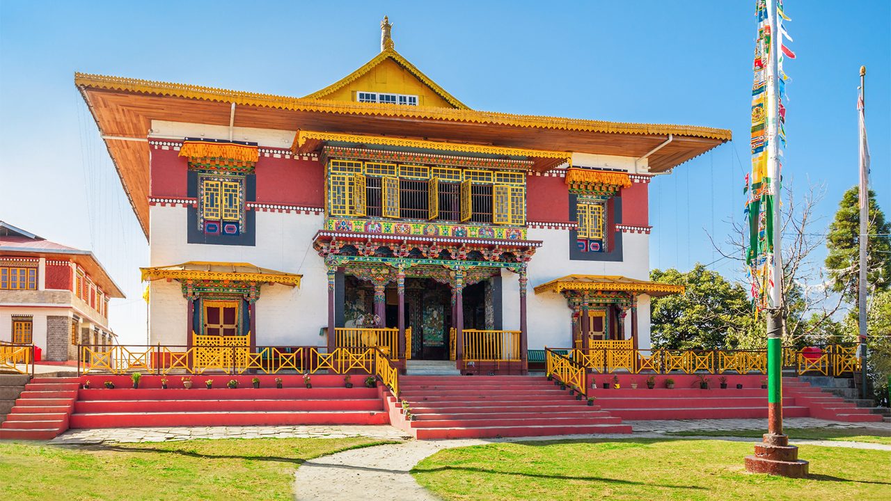 The Pemayangtse Monastery is a Buddhist monastery in Pemayangtse, near Pelling in the state of Sikkim, India