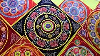 Pipli applique art handmade design on cloth, Pipili Orissa,India,Asia